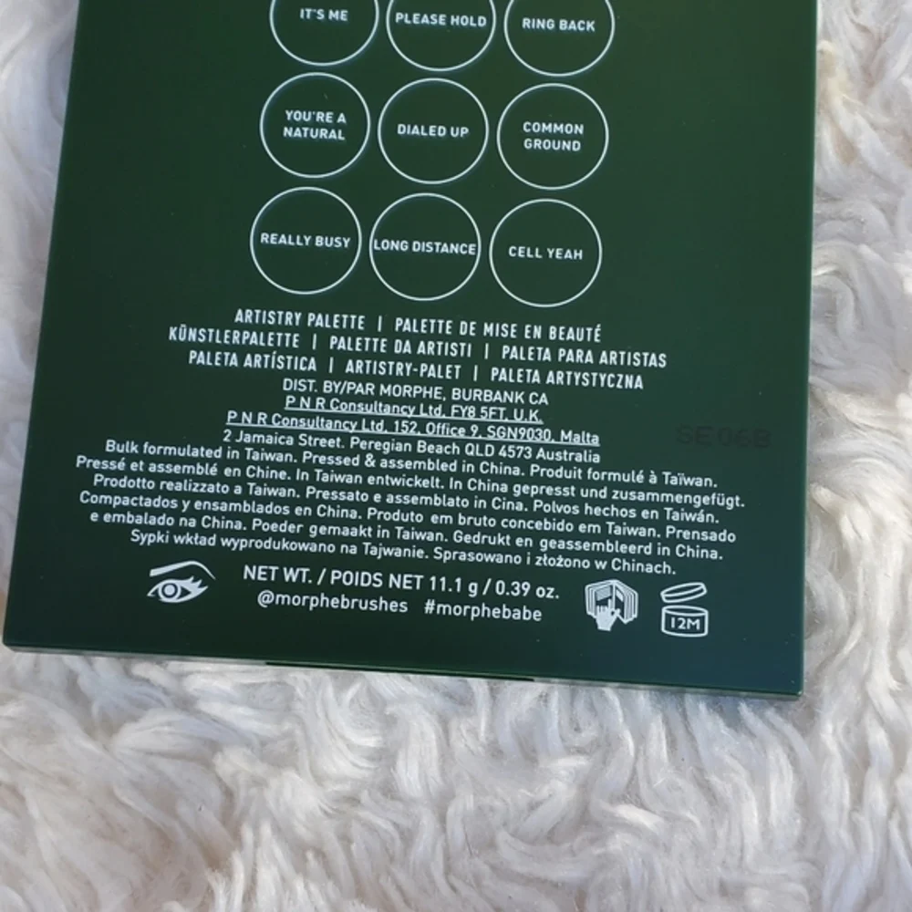 Morphe khaki Calling 9K‎ palette